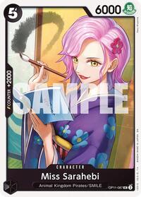 Miss Sarahebi (OP11-087) [A Fist of Divine Speed]