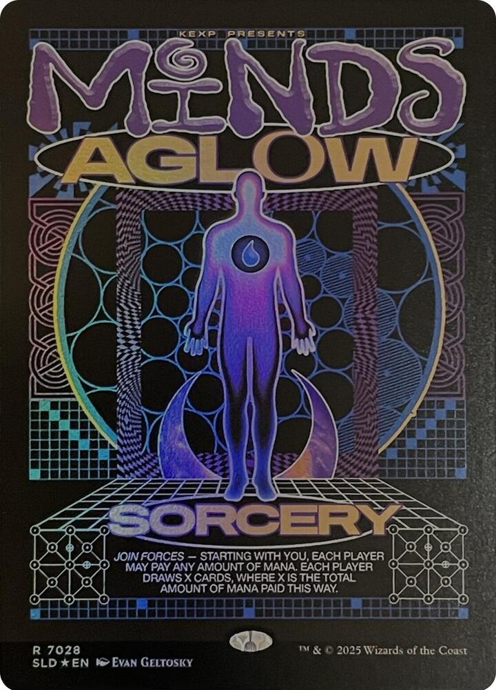 Minds Aglow (Rainbow Foil) (7028) [Secret Lair Drop]