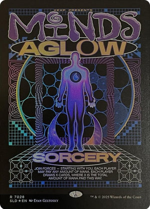 Minds Aglow (Rainbow Foil) (7028) [Secret Lair Drop]