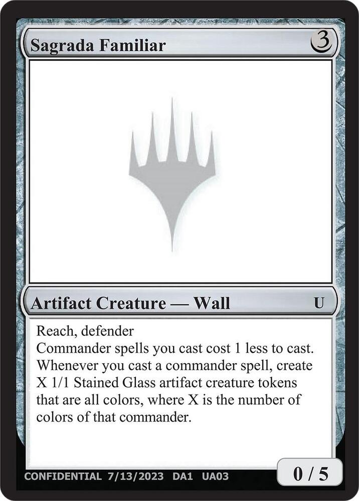 Sagrada Familiar [Un-Known Event Playtest Cards]