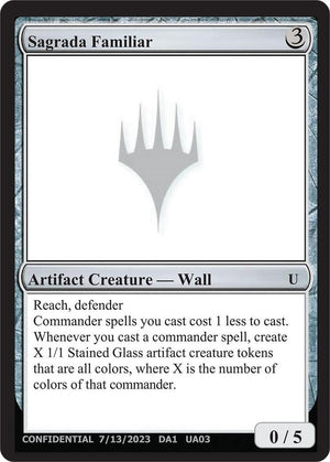 Sagrada Familiar [Un-Known Event Playtest Cards]