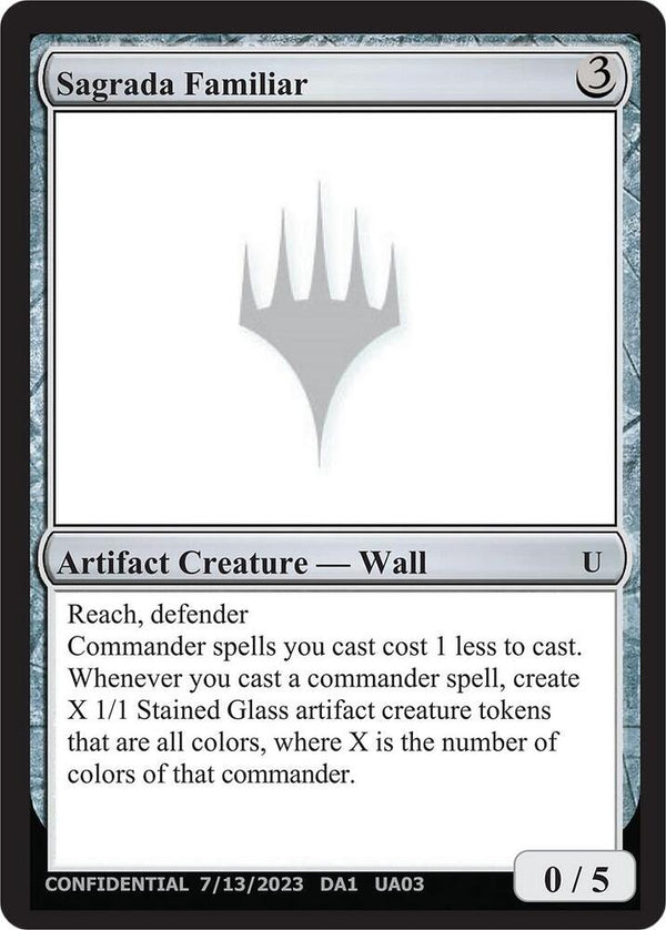 Sagrada Familiar [Un-Known Event Playtest Cards]