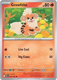 Growlithe (027/182) [SV10: Destined Rivals]