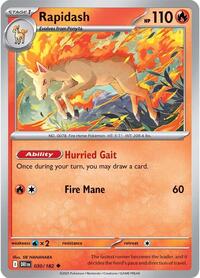 Rapidash - 030/182 (030/182) [SV10: Destined Rivals]