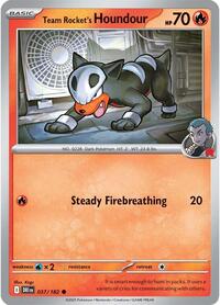 Team Rocket's Houndour (037/182) [SV10: Destined Rivals]