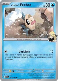 Cynthia's Feebas (052/182) [SV10: Destined Rivals]
