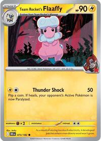 Team Rocket's Flaaffy (073/182) [SV10: Destined Rivals]