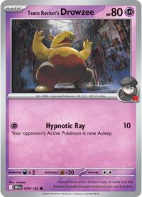 Team Rocket's Drowzee (079/182) [SV10: Destined Rivals]