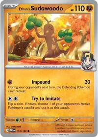 Ethan's Sudowoodo (093/182) [SV10: Destined Rivals]
