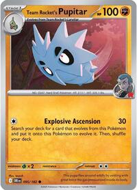 Team Rocket's Pupitar (095/182) [SV10: Destined Rivals]