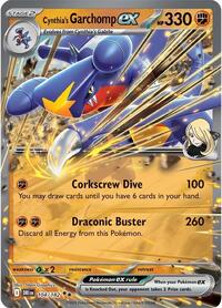 Cynthia's Garchomp ex - 104/182 (104/182) [SV10: Destined Rivals]