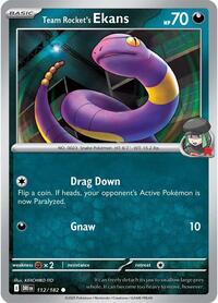 Team Rocket's Ekans (112/182) [SV10: Destined Rivals]