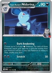 Team Rocket's Nidorina (115/182) [SV10: Destined Rivals]