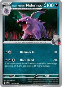 Team Rocket's Nidorino (118/182) [SV10: Destined Rivals]