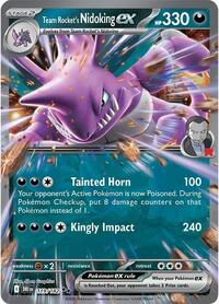 Team Rocket's Nidoking ex - 119/182 (119/182) [SV10: Destined Rivals]