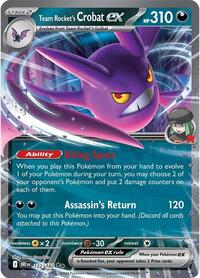 Team Rocket's Crobat ex - 122/182 (122/182) [SV10: Destined Rivals]