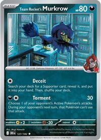 Team Rocket's Murkrow - 127/182 (127/182) [SV10: Destined Rivals]