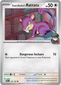 Team Rocket's Rattata (147/182) [SV10: Destined Rivals]