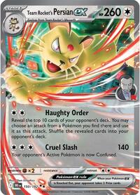 Team Rocket's Persian ex - 150/182 (150/182) [SV10: Destined Rivals]