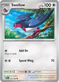 Swellow (157/182) [SV10: Destined Rivals]