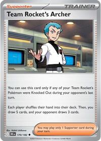 Team Rocket's Archer - 170/182 (170/182) [SV10: Destined Rivals]