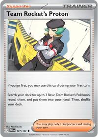 Team Rocket's Proton - 177/182 (177/182) [SV10: Destined Rivals]