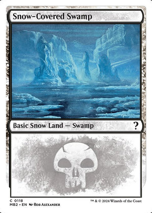 Snow-Covered Swamp (118) [Mystery Booster 2]