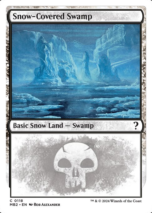 Snow-Covered Swamp (118) [Mystery Booster 2]