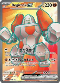 Regirock ex - 214/182 (214/182) [SV10: Destined Rivals]