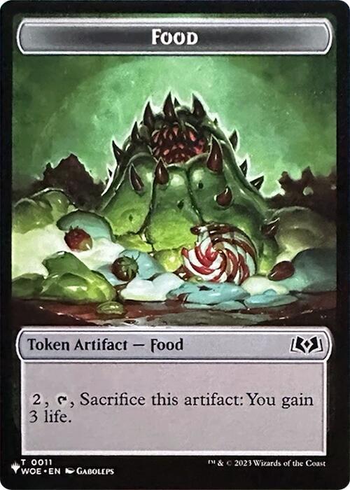 Food // Plant Double-Sided Token (11 // 8) [The List]