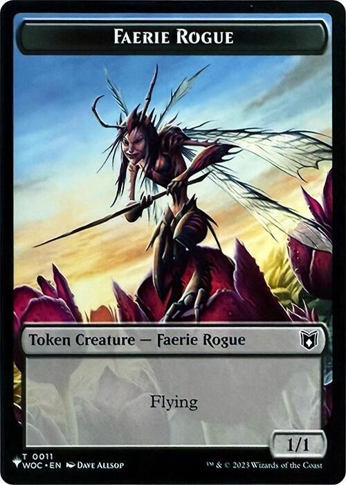Faerie Rogue // Ox Double-Sided Token (11 // 3) [The List]