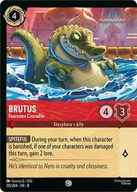 Brutus - Fearsome Crocodile (Foil) (125/204) [Reign of Jafar]