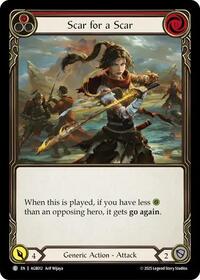 Scar for a Scar (Red) (AGB012) [Armory Deck Gravy Bones]