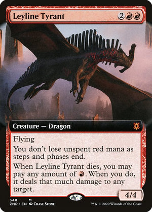 Leyline Tyrant (348) [Zendikar Rising] [Extended Art]