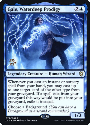 Gale, Waterdeep Prodigy (72s) [Battle for Baldur's Gate Promos]