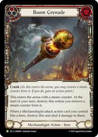 Boom Grenade (Red) (GEM040) [GEM Pack 2]