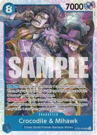 Crocodile & Mihawk (ST25-003) [Starter Deck 25: BLUE Buggy]