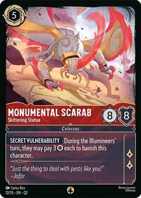 Monumental Scarab - Skittering Statue (12/35) [Illumineer's Quest: Palace Heist]