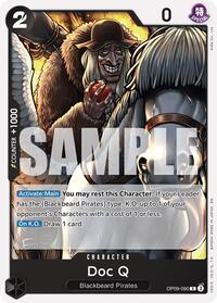 Doc Q (Reprint) (OP09-090) [Starter Deck 27: BLACK Marshall.D.Teach]