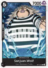 Sanjuan.Wolf (Reprint) (OP10-084) [Starter Deck 27: BLACK Marshall.D.Teach]