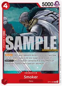 Smoker (OP11-005) [A Fist of Divine Speed Release Event Cards]