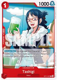Tashigi (OP11-007) [A Fist of Divine Speed Release Event Cards]