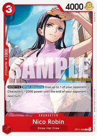 Nico Robin (OP11-009) [A Fist of Divine Speed Release Event Cards]