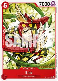 Bins (OP11-011) [A Fist of Divine Speed Release Event Cards]