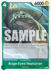 Bulge-Eyed Neptunian (OP11-027) [A Fist of Divine Speed Release Event Cards]