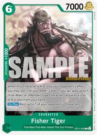 Fisher Tiger (OP11-035) [A Fist of Divine Speed Release Event Cards]