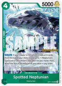 Spotted Neptunian (OP11-036) [A Fist of Divine Speed Release Event Cards]