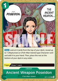 Ancient Weapon Poseidon (OP11-037) [A Fist of Divine Speed Release Event Cards]