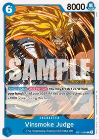 Vinsmoke Judge (OP11-044) [A Fist of Divine Speed Release Event Cards]
