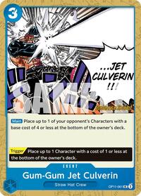 Gum-Gum Jet Culverin (OP11-061) [A Fist of Divine Speed Release Event Cards]